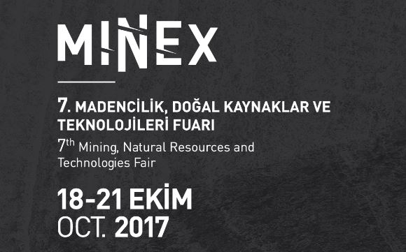 7.Madencilik, Doğal Kaynaklar ve Teknolojileri Fuarı ı 18- 21 Ekim'de Fuarizmir'de düzenlenecek