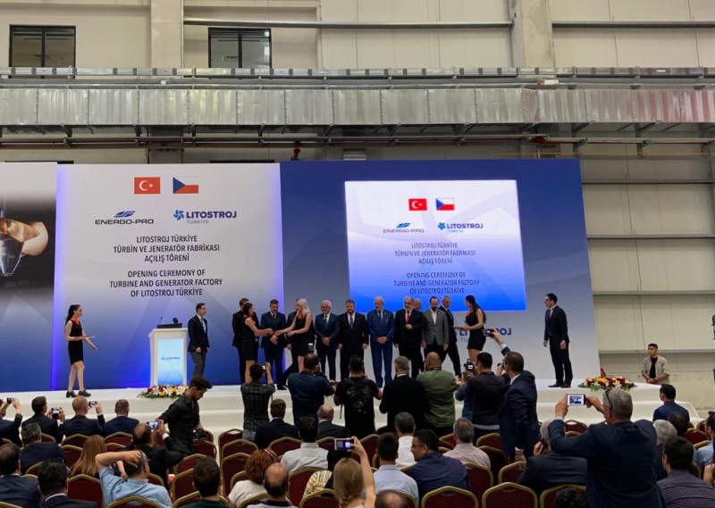  Litostroj Türbin ve Jeneratör Fabrikasının Açılış Töreni Gerçekleştirildi