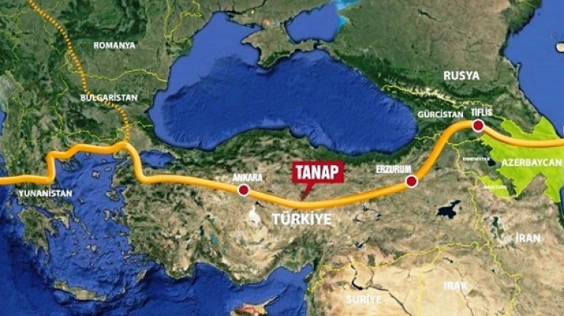 TANAP Avrupa'ya Bağlandı