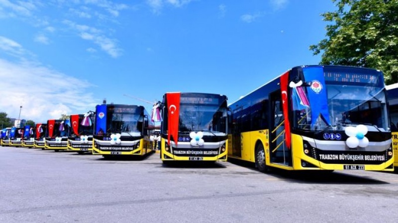 Trabzon Ulaşım Filosuna 20 Yeni Otobüs Eklendi
