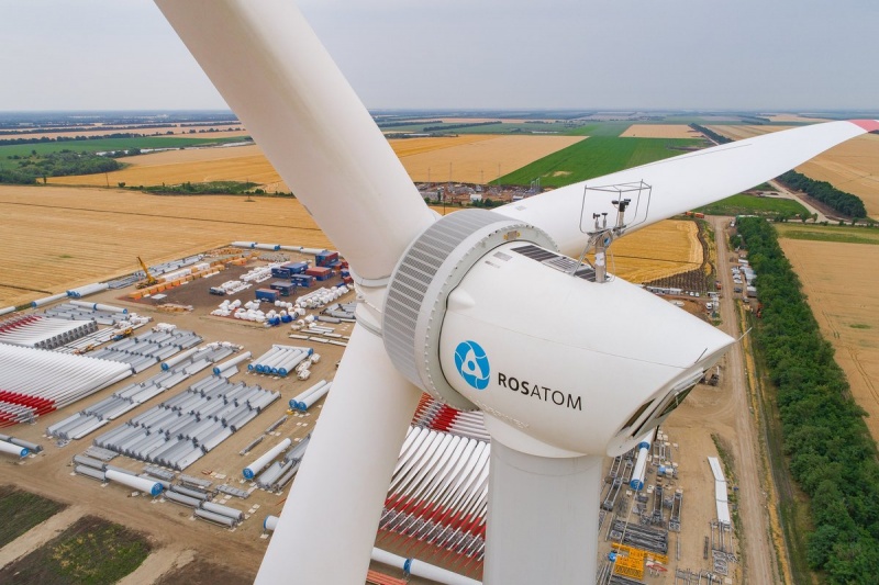 Rosatom, nükleerin yanı sıra rüzgâr enerjisine yönelik yatırımlarını da sürdürüyor