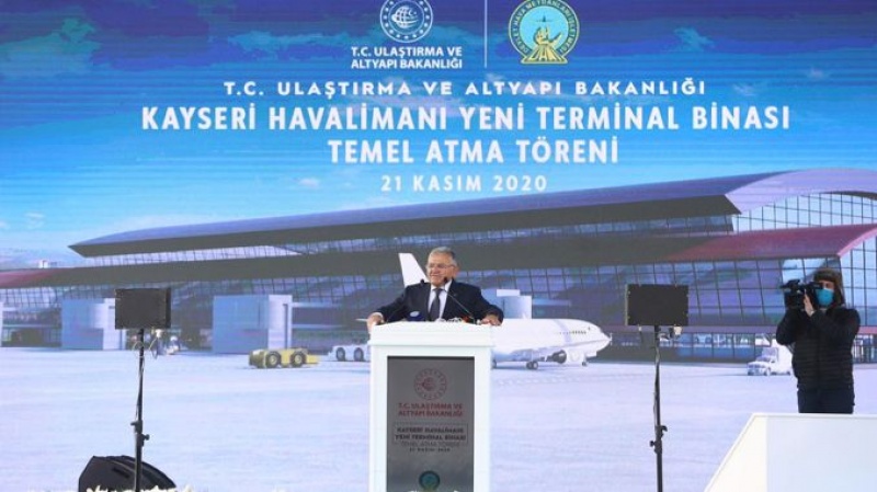 Kayseri Havaalanı Yeni Terminal Binası’nın Temeli Atıldı
