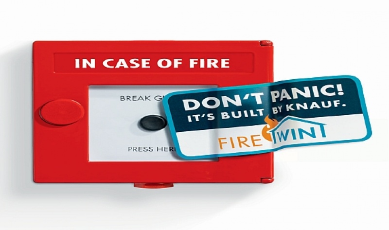 Knauf,  FireWin pasif yangın koruma çözümleri ile yapıları yangına karşı korunaklı hale getiriyor