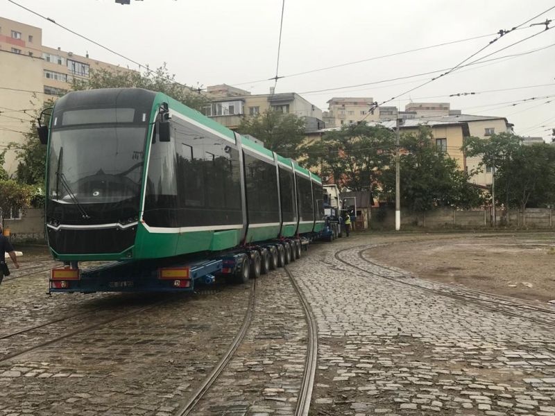 Bozankaya A.Ş.'nin  Yeni Jenerasyon Tramvayı Romanya’nın Yaş Belediyesi'ne Teslim Edildi