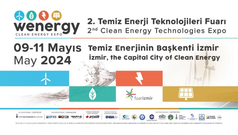 Dünyanın Enerjisi İzmir’de Buluşuyor - WENERGY Expo,  9-11 Mayıs'ta fuarizmir’de Düzenlenecek
