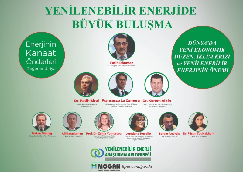 YENADER’in Yenilenebilir Enerji Zirvesi 12 Mayıs'ta yapılacak