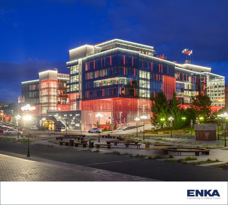 ENKA,  Tataristan’ın Kazan Şehrinde  TAIF İş Merkezi Projesini Tamamladı