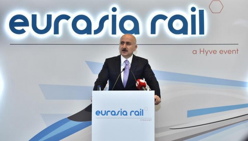 Ulaştırma ve Altyapı Bakanı Karaismailoğlu, Eurasia Rail Fuarı’nın açılış töreninde konuştu