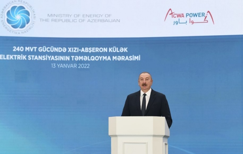 Azerbaycan'da  ACWA Power  ile “Hızı Abşeron” RES için Temel Atılırken, Yeni bir RES Sözleşmesi İmzalandı