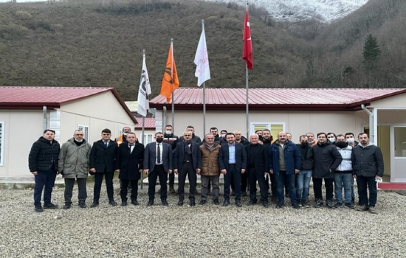 Karayolları Genel Müdürü Abdulkadir Uraloğlu,   Trabzon 10. Bölge Müdürlüğüne bağlı şantiyelere ziyarette bulundu