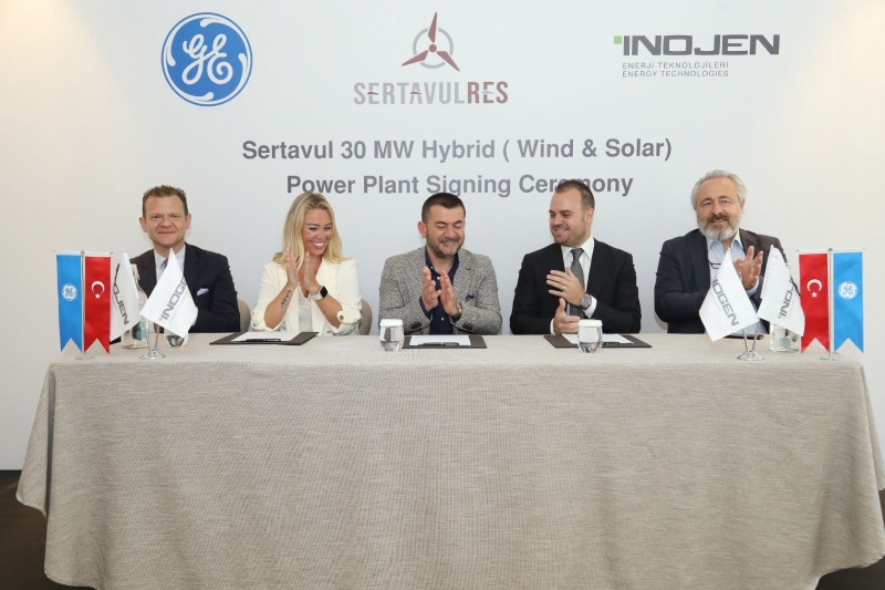GE, Inogen ve Sertavul, Türkiye’deki ilk Hibrit  Rüzgar ve Güneş Projesini Gerçekleştiriyor