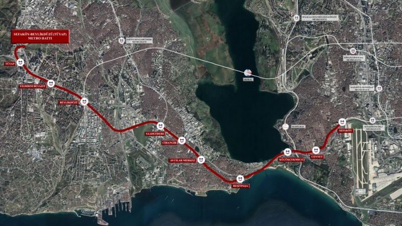 İstanbul Sefaköy-Beylikdüzü-Tüyap Metrosu İçin İhale Süreci Başlıyor