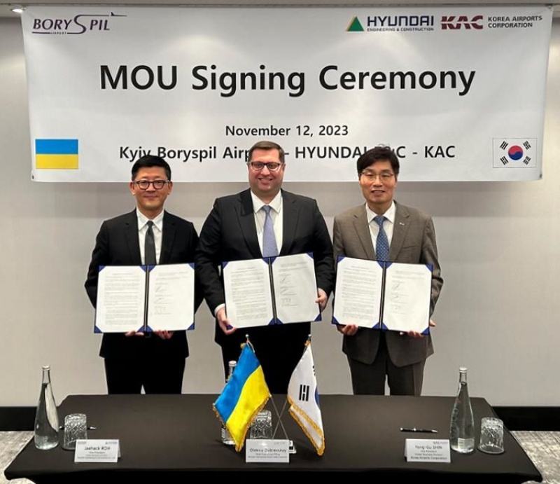 KAC ve Hyundai E&C, Kiev  Havaalanını Yenilemek İçin 983 Milyon Dolarlık Anlaşma İmzaladı