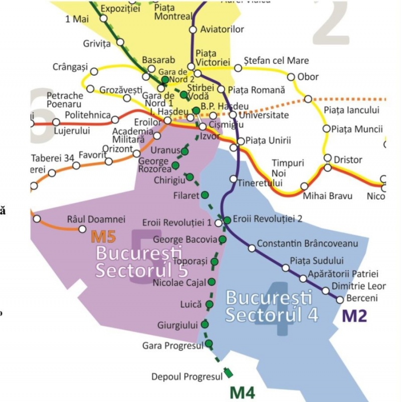 Romanya'da M4 Gara de Nord-Progresul Metro Hattı Yapımı için İhale Açıldı
