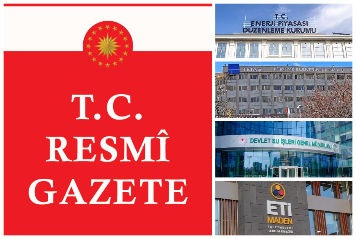 TEİAŞ, EPDK, DSİ ve Eti Maden Acele Kamulaştırma Kararları Resmi Gazete'de Yayımlandı