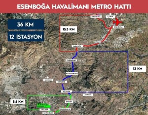 YHT Gar-Esenboğa Havalimanı Raylı Sistem Projesinde Mobilizasyon ve Şantiye Kurulumu Devam Ediyor