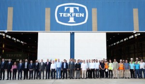 OYAK Genel Müdürü Murat Yalçıntaş ve Tekfen Holding Ceo'su Levent Kafkaslı Ceyhan'daki Tesislerde İncelemelerde Bulundu