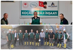 DSİ Heyeti , Gömükan ve Koçali Barajlarının Şantiyelerini Ziyaret Etti